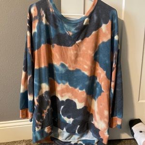 TIE DIE BLOUSE